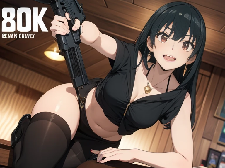 zzzGrace, black hair, ahoge, short ponytail, choker,large breast, mature woman,athletic body,navel,side-tie micro bikini, tools belt,pubic hair,navel Piercing ,
Hotel room scenery, standing, close up, front view, looking at viewer, body heat,Body steam ,Thigh belt,hand on hip