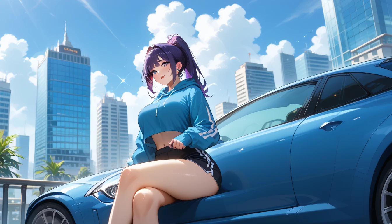 ((最high quality, 8K, masterpiece)), High resolution、(high quality: 1.5)、Very detailed、Detailed face、Bright colors、Natural light、Fine grain、Colorful eyes、Beautiful Face、非常にDetailed faceのテクスチャの女性,masterpiece, 最high quality, Detailed and beautiful eyes,最high quality、Best image quality、masterpiece、Mr.々Hairstyle,Just beautiful,mature female,独奏,smile,smile,(Fictional Horse Girl),(Fictional Horse Girlのデザイン),New Uma Musume design,skirt,Shorts,boots,accessories,Competition clothes,Horse ears,Horse tail,Posing,Supra-knee composition,field,truck,masterpiece,最high quality、so beautiful、High resolution,((Glamorous Body)))(masterpiece:1.2)、(最high quality:1.2)、Latest Glossy Skin