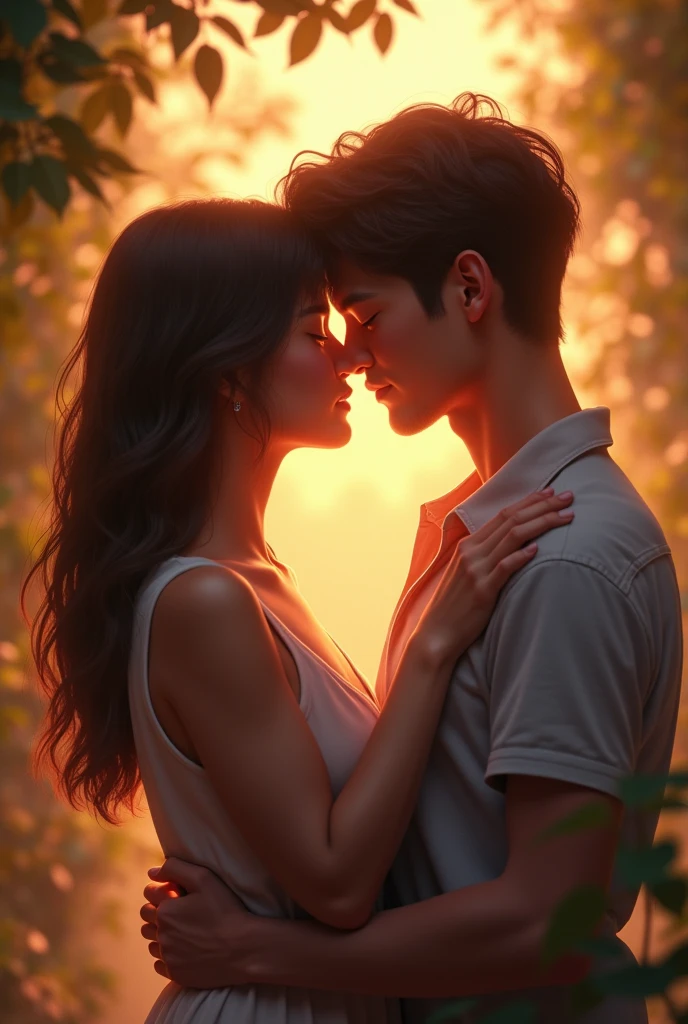 I kiss her