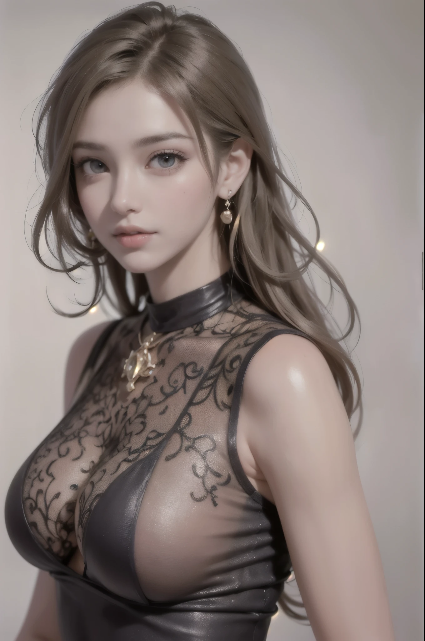score_9, score_8_superior, score_7_superior, High-resolution CG illustration,A masterpiece in 32K resolution,Highest quality,it is really amazing,Very detailed,Ultra-high resolution,Ultra-realistic,Realistic,Increased depth of field,Cinematic lighting,
Elegant mature Japanese woman,
Shiny silver hair,Wavy long hair,Showing his forehead,god々Beautiful,Ultra-detailed and beautiful face,Sensual look,Beautiful dark brown, moist eyes,Pitch black eyes,Glowing, moisturized skin,Translucent white skin,born々New skin texture,Great proportions,
Elegant wine-red slit dress,spaghetti straps,Deep slit,Detailed and beautiful lace decorations,born地の柔らかな質感,
Black panties,
Black Stockings,
A dark and blurry night background,Dark overcast sky on a dull night,Dark clouds filling the sky,Thundercloud,Coastline at night,Golden reflections on the sea surface,delay々A desolate sandy beach that continues,
Dramatic Angle,