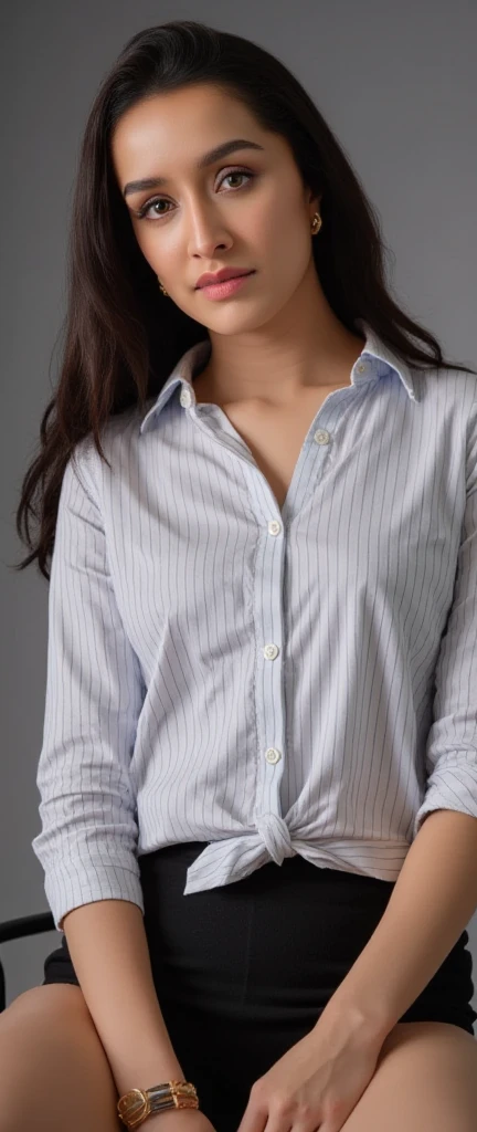 Silk shirt close up, random background