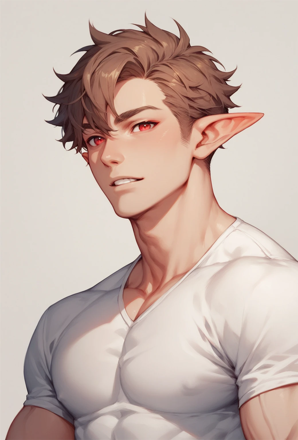 there is a drawing of a male demon with green hair, demon male, man male demon, human male demon, fit male demon with white horns, handsome japanese demon boy, male djinn man demon hybrid, portrait demon half human, djinn man male demon, muscled humanoid balrog demon, evil devious male, male centaur centaur chimera