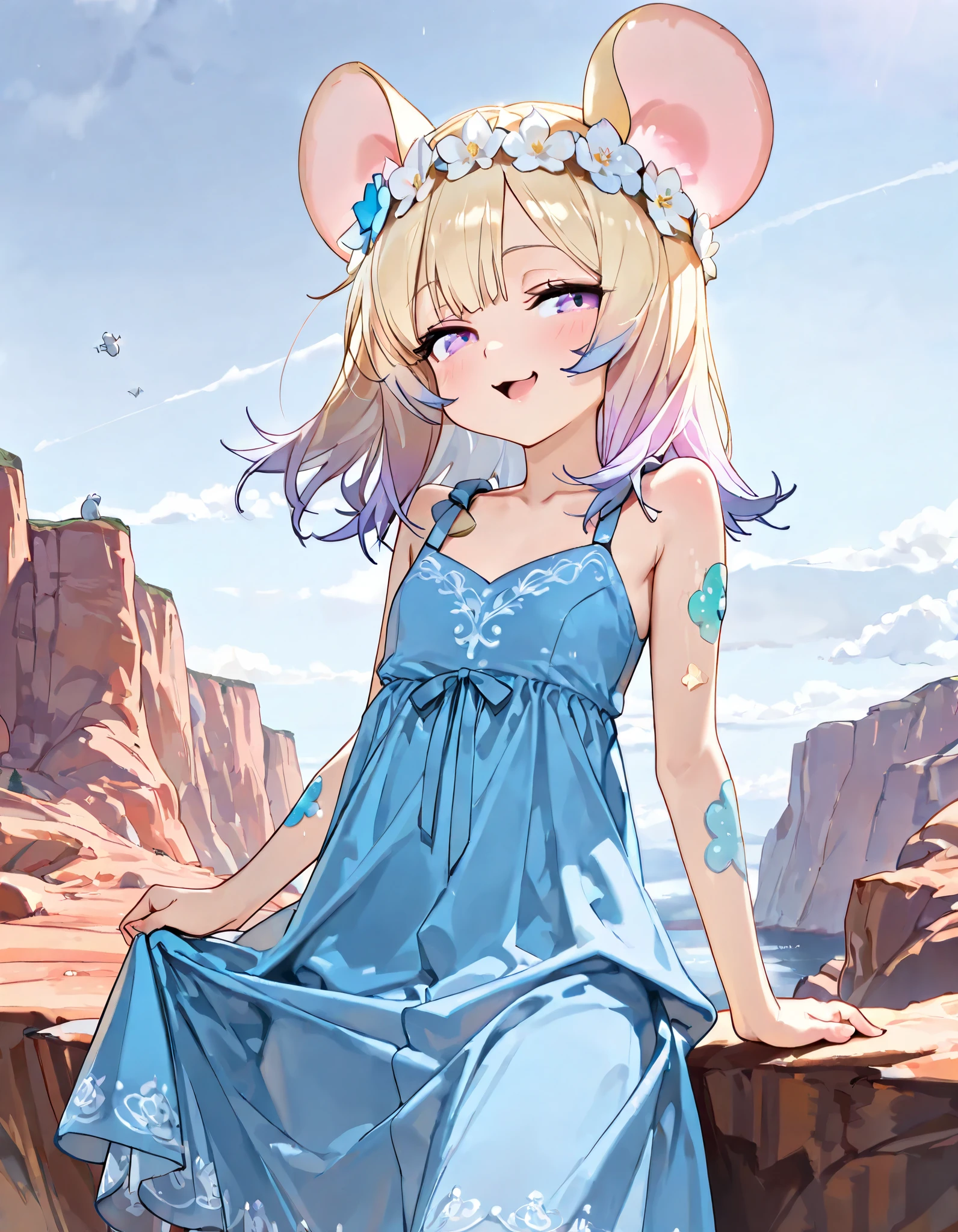 Stone Cold Steve Austin as an anime catgirl