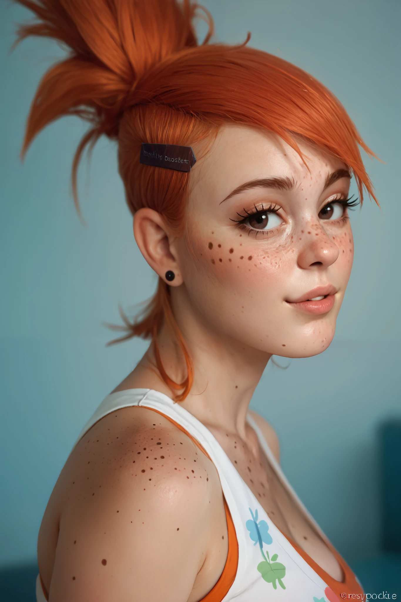Frankie foster Freckled very freckled too freckled live action Classic hairstyle and hair