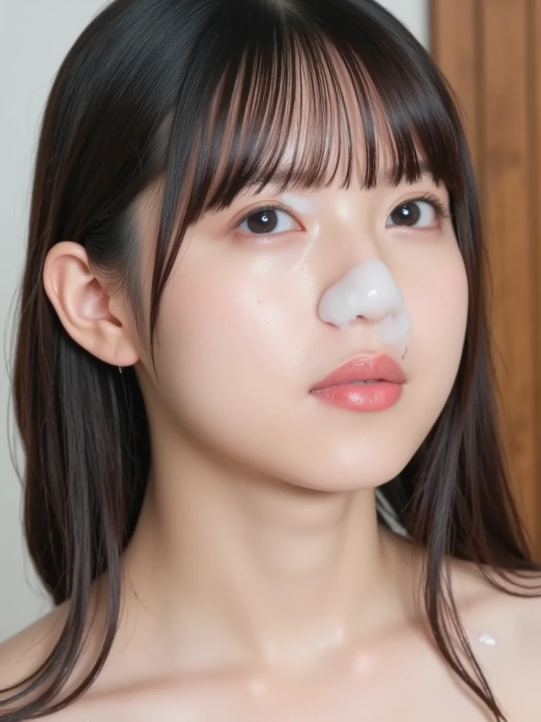 (((Mass bukkake on the face)))、bukkake on hair、(highest quality,8K quality,masterpiece:1.3),(High resolution,Photorealistic:1.4,Raw photo),(Ultra-detailed,Caustics,Detailed Background),(Ultra-Realistic Capture,Beautiful and detailed skin,Perfect Anatomy)