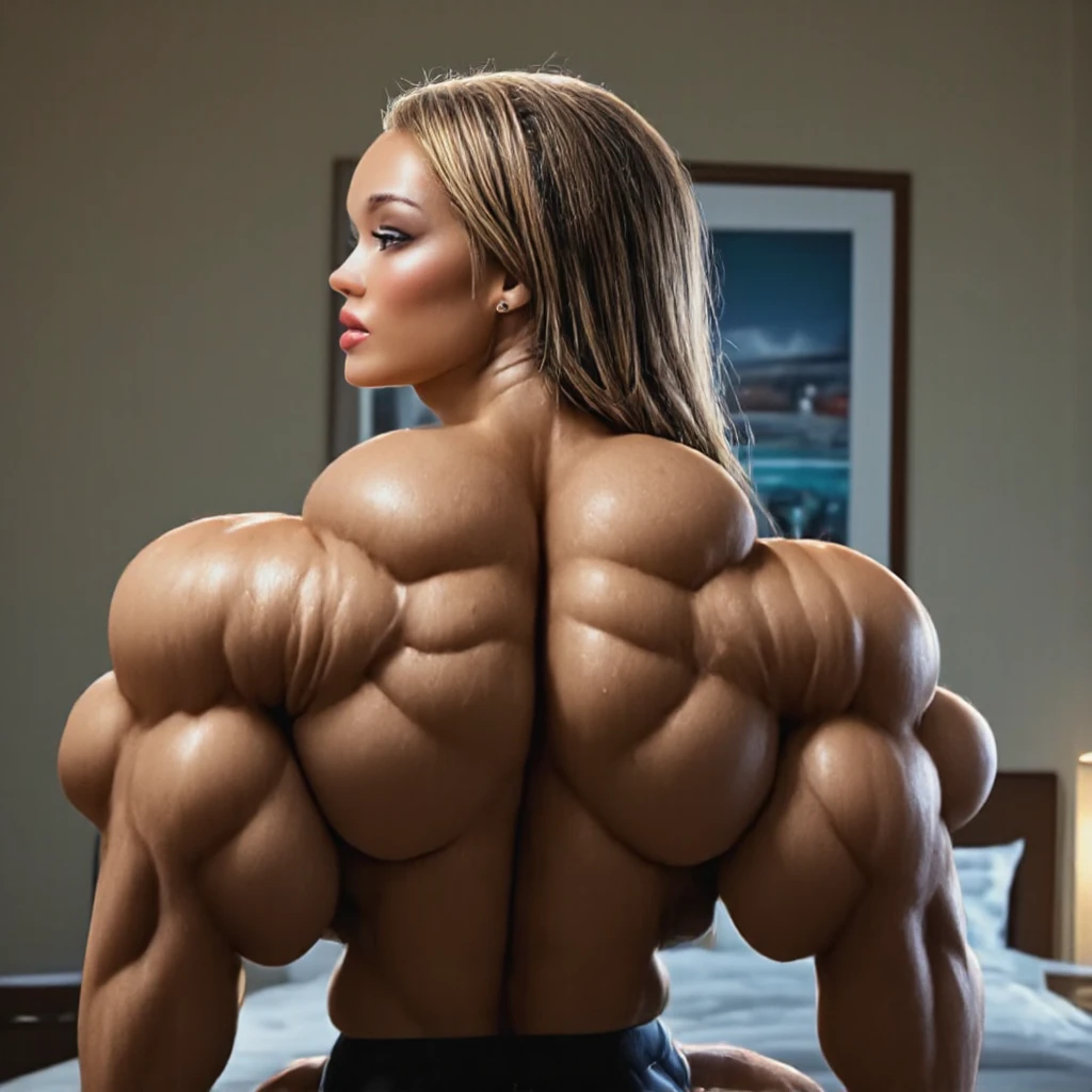 8k、Highest quality、High resolution、Very detailed、(((Bright lighting)))、Full body photo、One girl、Black Hair、(((Short Hair)))、smile、tall、(((black bikini:1.5)))、(((female bodybuilder:1.5)))、(((Big Tituscular)))、(((Hyper huge Muscle:1.5)))、(((Incredibly large muscles:1.5)))、(((Extremely large muscles:1.5)))、(((huge body)))、(((enormous muscle)))、(((Huge body:1.5)))、((Long legs))、(((very thick paws)))、(((Expanding Body)))、(((Huge body)))、(((An immeasurably large body:1.5)))、(((Very small face)))、(((Unusually developed super huge breasts:1.5)))、(((Super Heavy Muscle:1.5)))、(((Hyper Heavyweight Muscle:1.5)))、(((Super huge body:1.5)))、(((Unreasonably small face:1.5)))、(((An extraordinary large body:1.5)))、(((Ergonomics)))