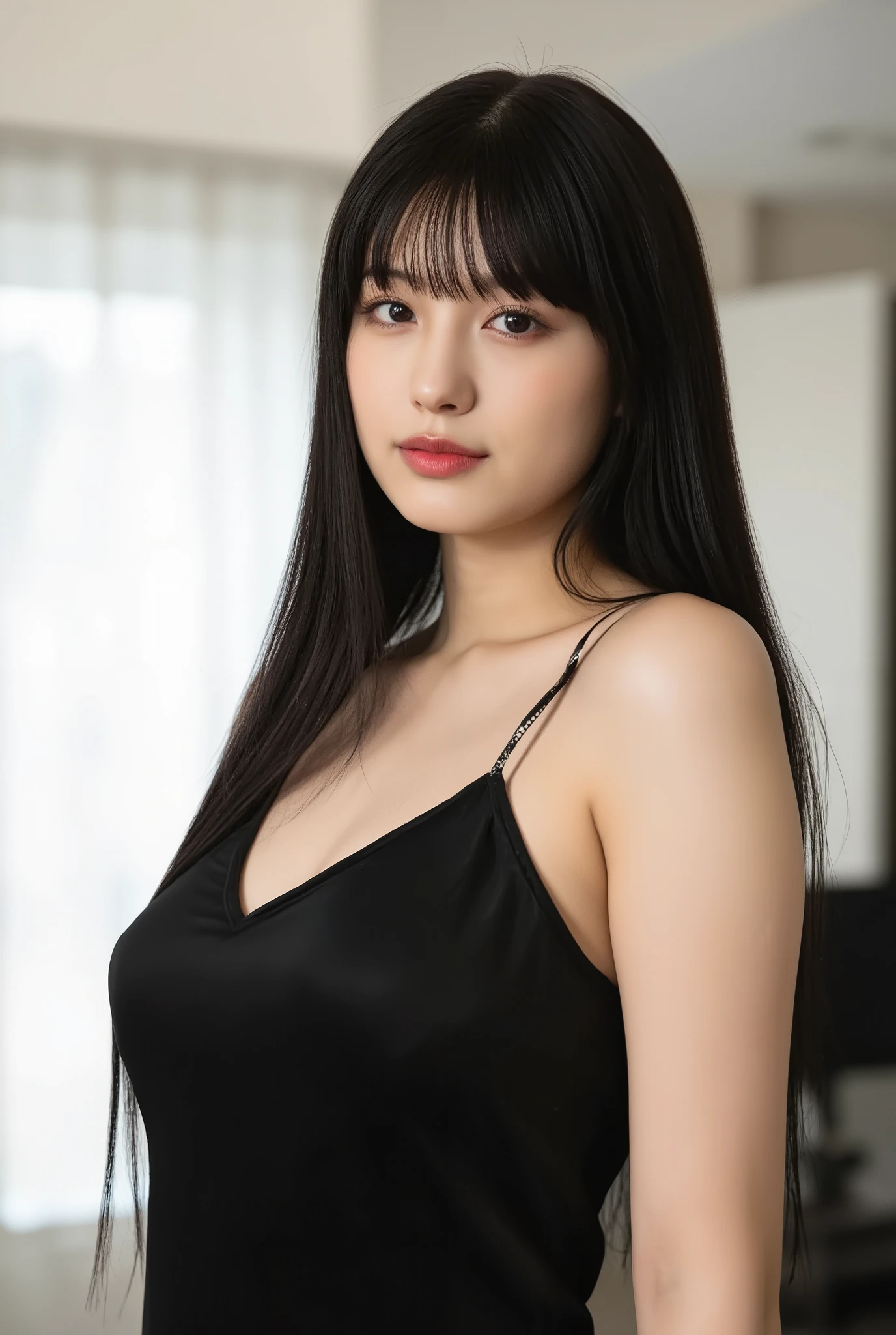 Boob emphasis,taking off shirt、Open cleavage,｟Chest drooping pose｠、((huge-breasted:1.4)),Looking at me on my desk in an office in a high-rise building、 Dark blue tight skirt, The skirt is flipped up,Sweaty big、 Black Lace T-Back Panties, Open white Y-shirt、(Best Quality,At 8K,nffsw:1.2),(cute Japanese girls),(Huge breasts:1.25),(Collared shirt)、(​masterpiece、top-quality) 、For clear images、Strong sunshine、absolutely outstanding image, very extremely beautiful、​masterpiece, top-quality,a picture, kawaii、(Colossal tits:1.2)、((20 year old woman:1.2))、Young adorable Japan face, dewy skin, close up of face,Soft portrait shots,8K