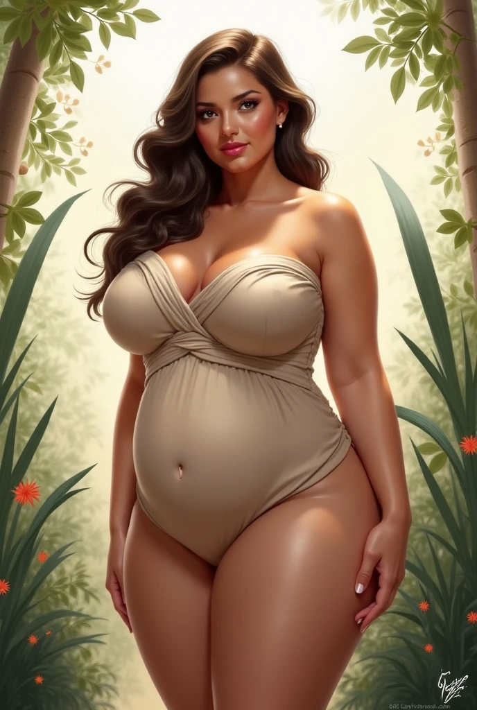 Stunning Princess Jasmine, Sexy, nude, pregnant, gorgeous perfect face, Huge breasts (Hanging breasts), (Deep Cleavage), 8 pregnant, gorgeous, perfect face, gigantic breast, full body, fully nude,