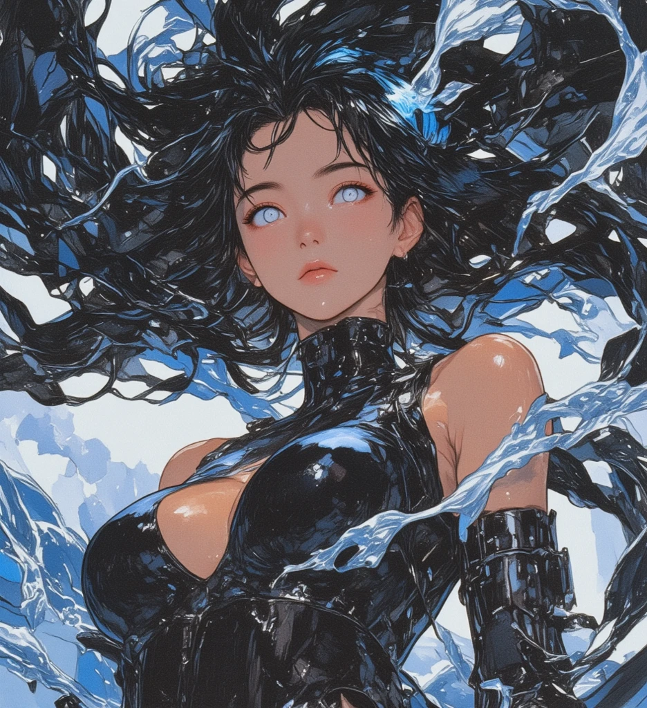 （Two Female Devils，Poses to seduce,Different hairstyles、Different hair colors、Different skin tones、androgyny，Lewd tattoos），超A high resolution, Best Quality, masutepiece, ((choker necklace, piercings, Obscene lines, bondage outfit, Open your mouth wide, Stick out your tongue to accept, Making a ring with your finger、(White liquid on your face), Face up, Shoot from above, (White liquid dripping from the mouth), Tongue sticking out, (White liquid accumulates on the tongue), Ecstatic look, Tempting smile、Crazy smile、There is a large amount of white liquid in the mouth, White liquid on the chest，Dynamic poses to seduce、Slime and assimilated clothes、demonic horns、Devil's Wings、demon tail、Devil's Claw、devil's fangs、(Dressed in tentacles、White liquid is coming out of the tips of the tentacles)、(Summoned from a magic circle、Using spells、Seduce surrounding men)