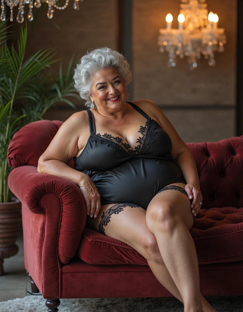 day, bright lights, plus size fat old grandma seventy years old, red lips, long curly borwn hair, strict woman, posing on chair in front of wall sitting on the chair and spread her legs, she weared black lace corset with white bra and black lace stockings, skirt, older beauty, jaw dropping mature older beauty, old face and body with wrinkles, old face, attractive grandma, a gorgeous old silver hair, beautiful old grandma, lovely older mature grandma, gorgeous beautiful grandma over 80 years old, beautiful brown hair grandma, beautiful detailed body and face, a beautiful old grany, she's fat and curvy,