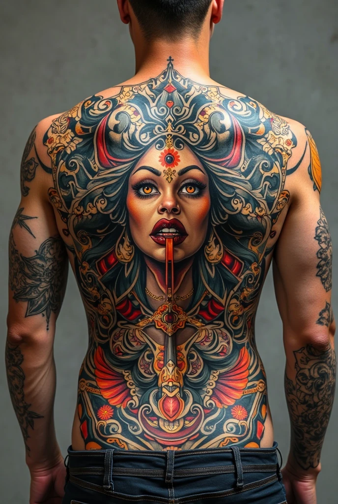 tatuagem de rock heavy metal, Intrinsic, deetailed