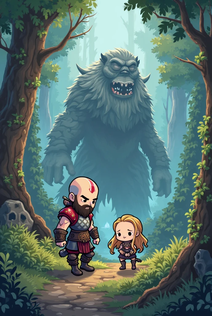 XE-LucasArts, Thimbleweed Park Style,
a parallel dimension of giant monsters,
