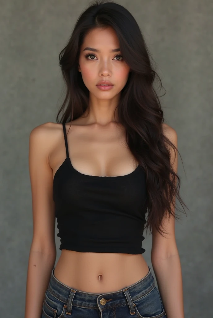 she is name ahu 20 years old (brunette) ,(tall woman),(long legs),single woman, chest 80 waist 60 hip 80 , G30,big normal breast,she is wear black strapless dress, The camera shoots from a distance, the body of the ahu , the camera shoots from a distance, the camera shoots from 5 meters behind the ahu. ,RAW, Nikon Z 85mm, award-winning glamor photography, ((best quality)), ((masterpiece)), ((realistic)), (long brunette hair), hazel eyes,intricate details, highly detailed, sharp focus, professional, 4k, stunning hazel eyes, delicate, innocent, high resolution, detailed facial features, high detail, sharp focus, soft , aesthetic, extremely detailed, photo_\(ultra\), photorealistic, realistic, post-processing, maximum detail, real life, ultra-realistic, photorealism, photography, 8k uhd, photography, russian face