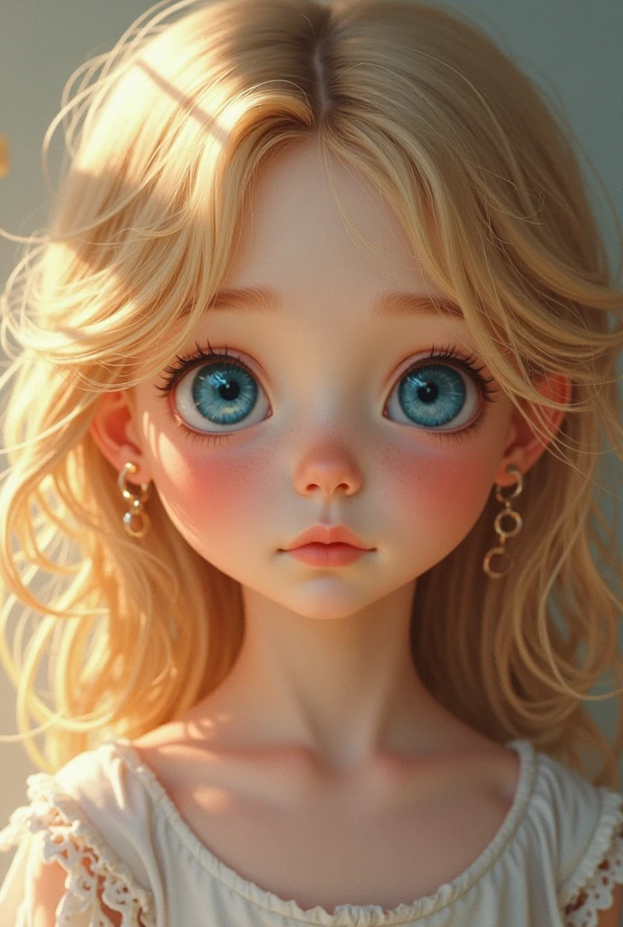 Blonde child girl