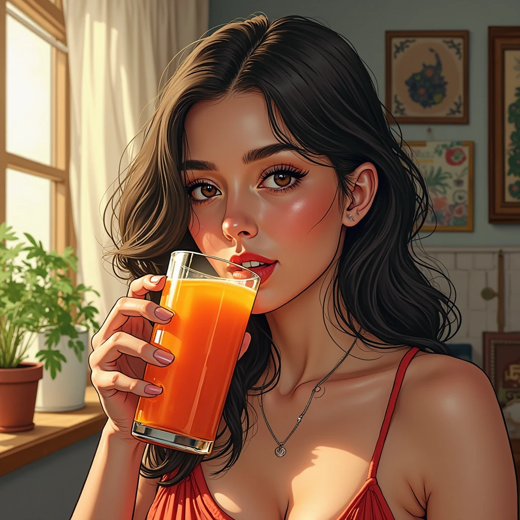 "Um ser humano cansado tendo suas energias sugadas por uma sombra maligna"