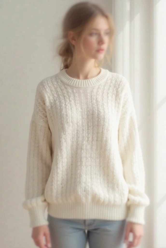 1girl,sweater,white background,