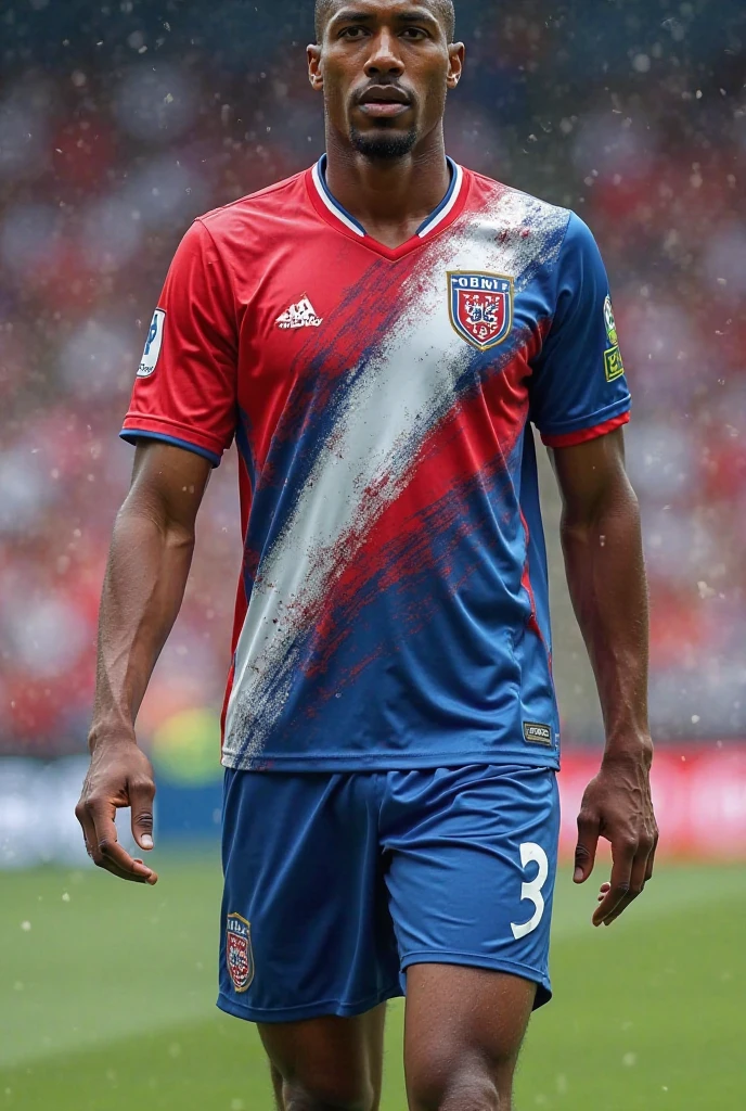 Football jersey that depicts unity strength and faith