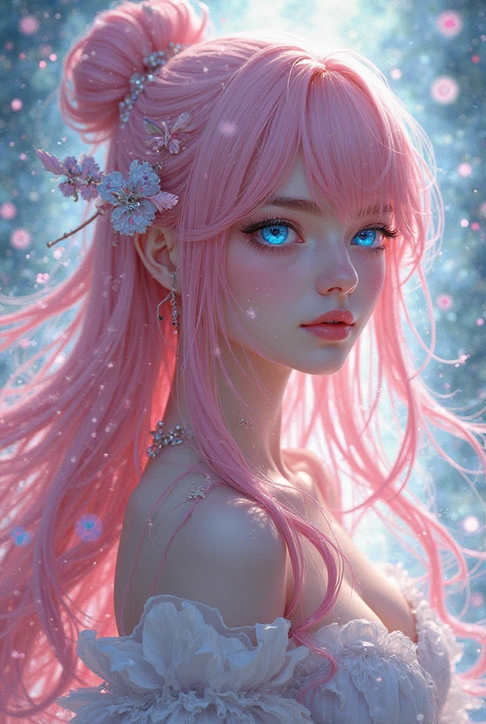 ((masutepiece)), Highly detailed, Best Quality, 8K, (Soft light), Cinematic Light, 1girl in, Next to a bottle of perfume, Cozy, Clean details, iridescent, milkyW, cream dripping on face, Warmly lit, soap, (Pink Theme),Best Quality,Colorful (((Upper body))),
1 Model Girl, Solo, Alone,Jewelry, earrings, Long hair, profile, Upper body, milkyW, cream dripping on face, Warmly lit, soap, (Pink Theme), iridescent, , blush, See-through