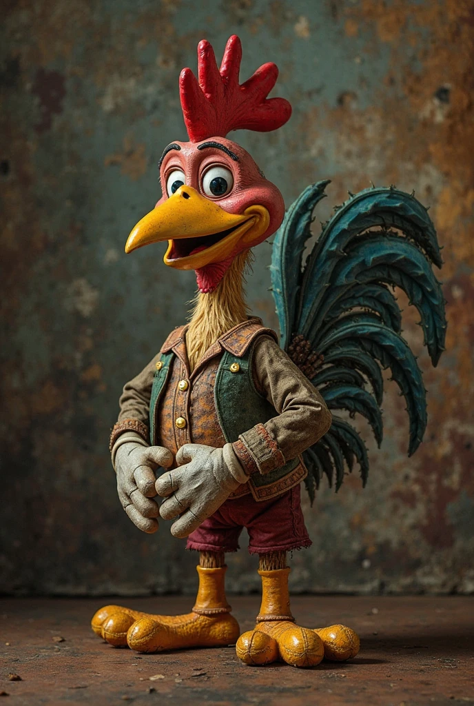 kazooie, bird girl, feather hair, winged arms, yellow body, bird tail, flat chest, yellow beak, bird legs,large green eyes, looking at viewer, smiling,
sitting , beehive, honeycomb, honey <lora:kazooie-v1:.8> extremely detailed, hdr,