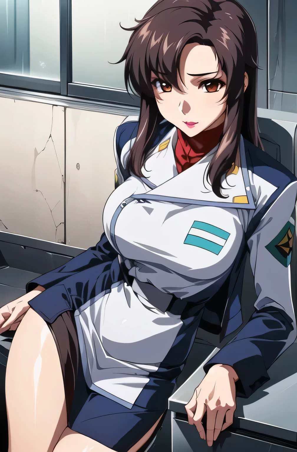 2- Wear boots 2- Rain socks,, attacked by tentacles ,Raped,draw big breasts even bigger breasts,Open the legs and see the blue panties,wet 、I want to see through her skin,,garter belt, 2-high stockings , face that has a thin waist even with big breasts,I want to draw expressions even more delicately on a 40-year-old adult woman,, If you spread your legs apart, you can see blue panties, , Office Lady Uniform,draw the length of the skirt even shorter {x} Please draw the face more delicately,The skin on the jacket is hidden by the uniform,That's enough for me,draw an expression on the face even more delicately, simple background , Please draw big breasts even bigger breasts,even if I have big breasts, draw the length of the skirt that is thin,
military uniform, military, jacket, blue and white uniform ,Please draw a shorter micro skirt, my whole body,
Front hair,Tea color_hair, length_hair,red Eye ,lipstick, offset,
1 girl, I want to draw expressions even more delicately on a 40-year-old adult woman,, young woman ,beautiful Finger,beautiful length legs,beautiful body,beautiful Nose,beautiful character design, perfect Eye , perfect face,expressive Eye , Perfect Balance ,
,(Focus on her face), I closed my mouth , (Innocent_big_Eye :1.0),light_笑face,
Official Art, very detailedCG 、 Unity 8k Wallpaper , Full light,colorful, bright _Front _face_lighting, white skin,
(masterpiece:1.0),(Highest_quality:1.0), ,4K,very detailed,
camera shot outside pussy, 8k, High image quality, High image quality, absurd:1.2, Kodak portrait 400 , FILM GRAIN , blurry background, bokeh:1.2, lens flare , ( lively_color:1.2), プロの camera shot outside pussy ,
(beautiful,huge_men's white needs:1.4), (beautiful_face:1.5),(Narrow _ waist ),