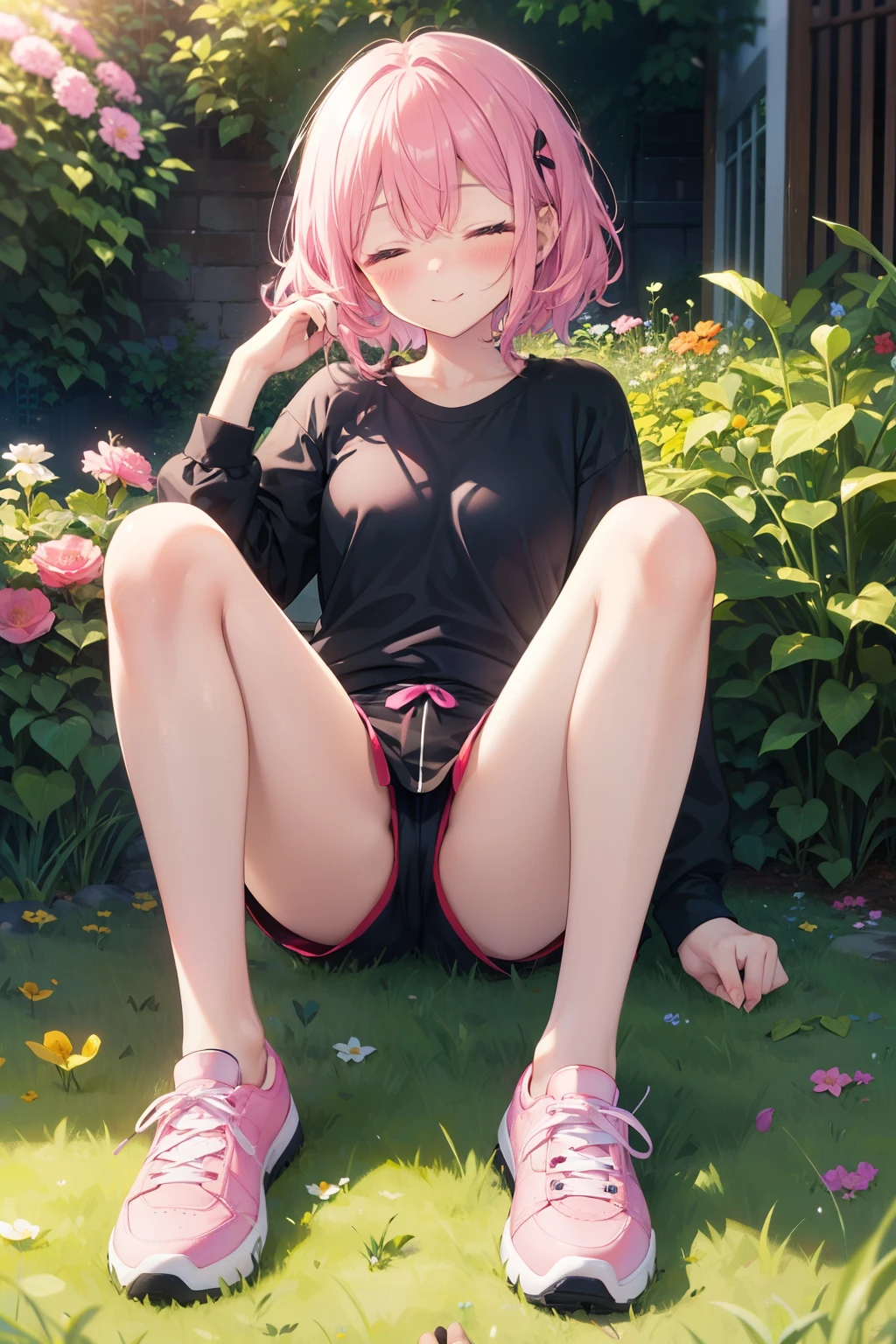 anime girl with horns sitting on the floor in front of a window, the anime girl is crouching, beautiful anime girl squatting, anime girl, small curvy , guweiz, an anime girl, cute anime girl, anime girl, attractive anime girl, casual pose, round thighs, (anime girl), artwork in the style of guweiz, (, , pubic hair), (bragas mojadas), Vello pubico, pink wet pussy