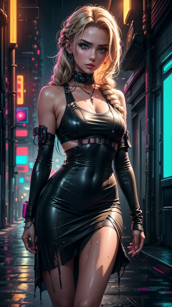 no nsfw, a woman in a short skirt and headphones posing for a picture, cyborg girl, Cyborg - girl, oppai cyberpunk, beutiful girl cyborg, female cyberpunk anime girl, cute cyborg girl, cyberpunk anime girl, beautiful white girl cyborg, perfect anime cyborg woman, cyberpunk 20yo model girl, perfect android girl, cyberpunk beautiful girl, cyberpunk girl, japanese cyborg