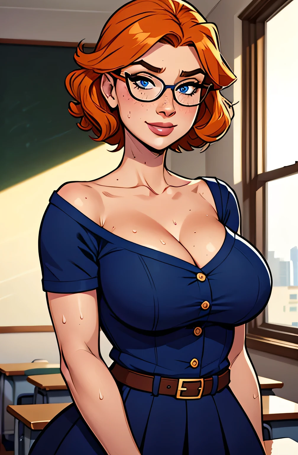  junto com o Procreate Girls Head base stamps personagem das HQs da Marvel  de 35 anos, Jennifer Connelly very long to the waist and half curly with bangs, seios pequenos, olhos grandes com um brilho apaixonado, olhos verdes mel, Um lindo sorriso, vestindo uma camiseta preta longa com um terno feminino verde e jeans, in a serious and sweet comic-style pose, alta qualidade Jennifer Connelly (estilo de desenho animado:1.2),  [(lindas mulheres de meia idade]) desenho de vestindo um moletom folgado e oversized, grande sorriso, olhos perfeitos, rosto detalhado, fundo de festa, pose divertida, olhar sedutor, confete, fundo branco simples junto com o demolidor personagem das HQs da Marvel Procreate Girls Head base stampsmulher arafa com vestido branco e botas pretas posando para uma foto, amoranto as a super villain, Like a retro futuristic heroine, Alena Aenami e Artgerm, perfect android girl, Moira de Overwatch, amoranto, advertising cosplay, as a retrofuturistic heroine, science fiction woman, better known as amoranto
