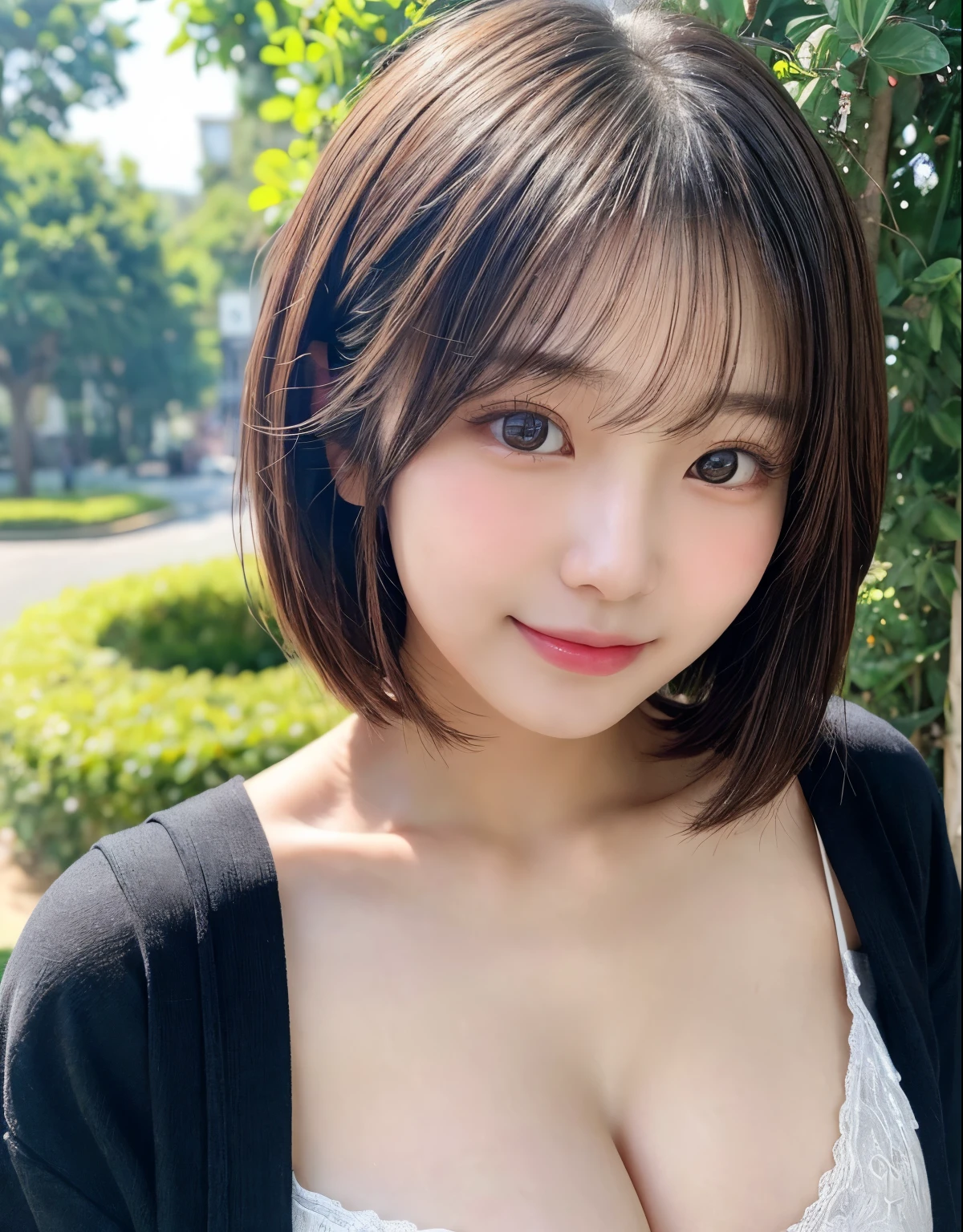 1 top quality girl Very cute beauty small, Bright Eyes Glowing, radiant skin 18-year-old, Black Hair A neat and bright expression, Home, and a cute Beautiful Bangs big breasts Clothes Cute with bruises