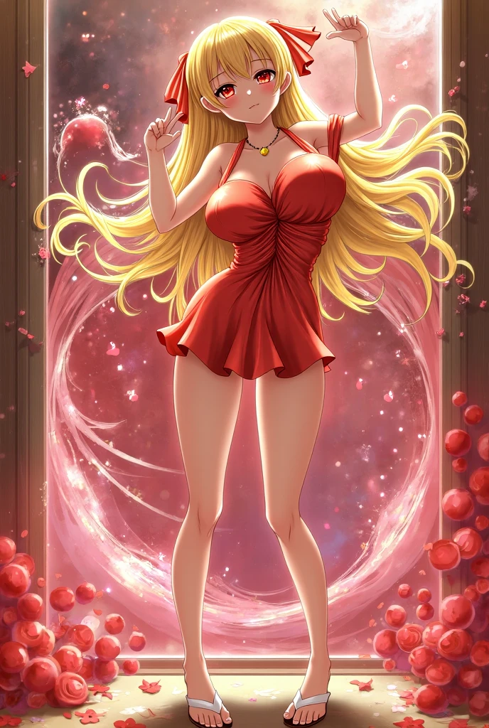Masterpiece, epic anime work, an anime heroine, perfect anime woman, enchanting and strong mature beautiful woman, underworld female boss, full body photo, special angle shooting, exquisite sexy collarbone, charming face, double eyelids, smart peach blossom eyes, pink lips, small upturned nose, bare shoulders, focused, exquisite face, ultra HD, super details, seductive standing posture, traditional hairstyle, transparent silk robe, majestic expression, slender body tall, big breasts, long legs, retro anime style