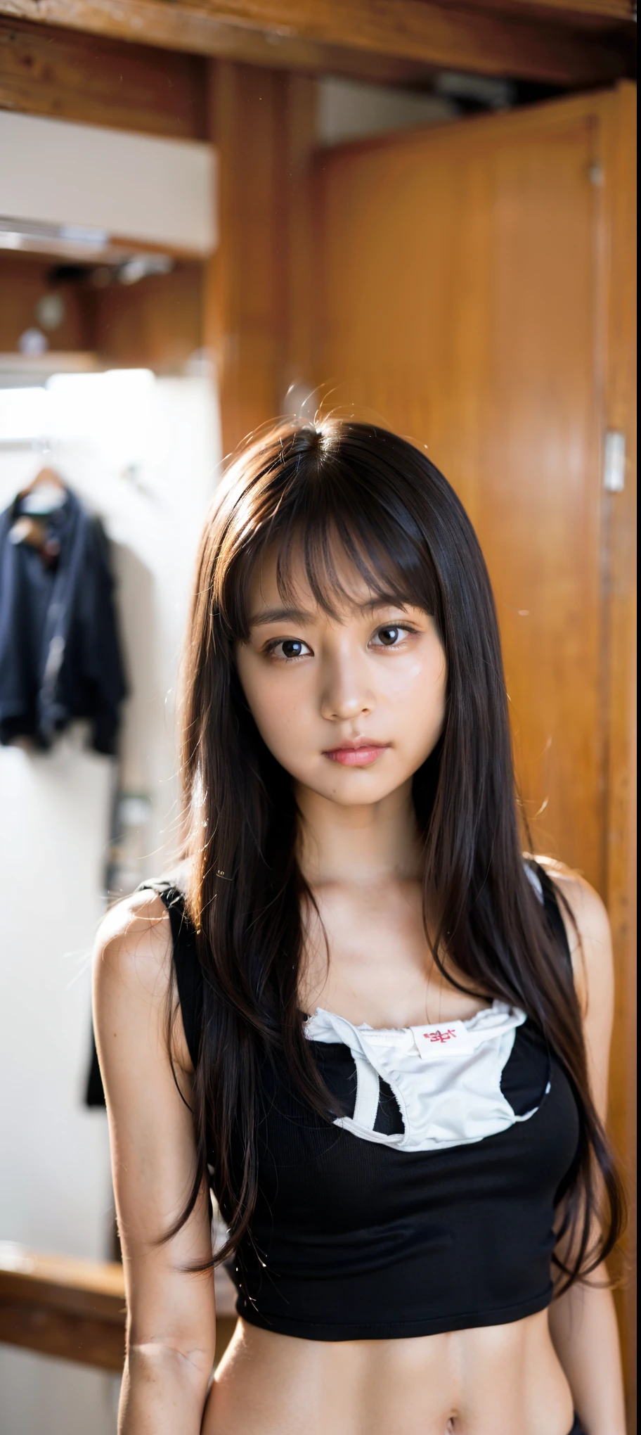 (8K, photo RAW,de High quality, High quality:1.1), (超realisticな:1.4),(realistic, realistic:1.3), The beauty of Japan、((Japanese high school student uniform))、(( upper body:1.3)),((panties:1.3)) , (mis panties como regalo),(panties negras de seda con hermosos detalles:1.1), focus panties,(( blank:1.3)), Innocent girl、( Perfect limbs 、Perfect Anatomy ), braids:1.3, Beautiful hands and feet 、stop temporarily、panties、(( Perfect Anatomy :1.2))、 camel toe、(( bare lower body :1.2))、 camel toe 、 full body lesbian、beautiful skin on the hands、 skin that grows to interact with the audience、nice thighs 、 shiny thighs 、shiny legs、(( girl with high black socks ))、beautiful skin on the hands、 shiny brown hair 、 an embarrassing smile, camel toe、 Very pretty girl 、( perfect and beautiful pubic line for young boys :1.2)、thin body pupils, Continue reading , very small face , from below、((( girls with very young faces :1.3)))