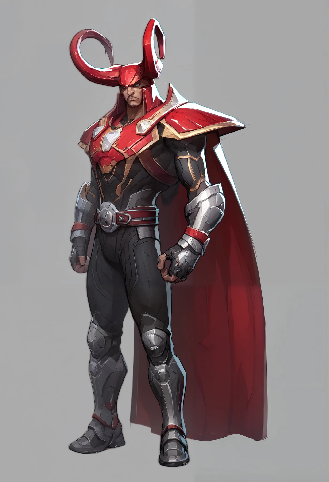 Daredevil Born Again skin in Marvel Rivals
Overall Design:
* Classic Red and Black: The costume maintains Daredevil's iconic color scheme, with a predominantly red suit accented by black elements.
* Armored Look: The suit appears to be more armored than some previous iterations, particularly in areas like the chest, shoulders, and legs. This suggests a focus on protection and durability.
* Form-Fitting: While armored, the suit still appears to be form-fitting, allowing for agility and flexibility.
Specific Details:
* Red Suit: The primary material of the suit is a textured red fabric, possibly leather or a synthetic equivalent. It features segmented panels and raised details that contribute to the armored aesthetic.
* Black Accents: Black panels are strategically placed on the sides of the torso, the inner thighs, the knees, the elbows, and the forearms. These black sections appear to be made of a different material, possibly a more flexible and protective material like kevlar or reinforced padding.
* Chest Plate: The chest area features a distinct segmented plate design, providing additional protection to the torso.
* Shoulder Pads: The shoulders have raised, armored pads, further enhancing the protective aspect of the costume.
* Belt: A simple black belt with a silver buckle cinches the waist.
* Gloves: The gloves are black with red accents on the knuckles and fingers. They also feature wrist guards or gauntlets.
* Boots: The boots are black with a simple design, likely providing ankle support and traction.
* Horns: The iconic Daredevil horns are present on the cowl, though they appear to be slightly shorter and more streamlined than in some previous versions.
* Billy Clubs: Daredevil is holding his signature billy clubs, which are red with silver tips.
Possible Interpretations and Speculations:
* Practicality: The armored design suggests a focus on practicality and protection, hinting at the potential for Daredevil to face more formidable opponents