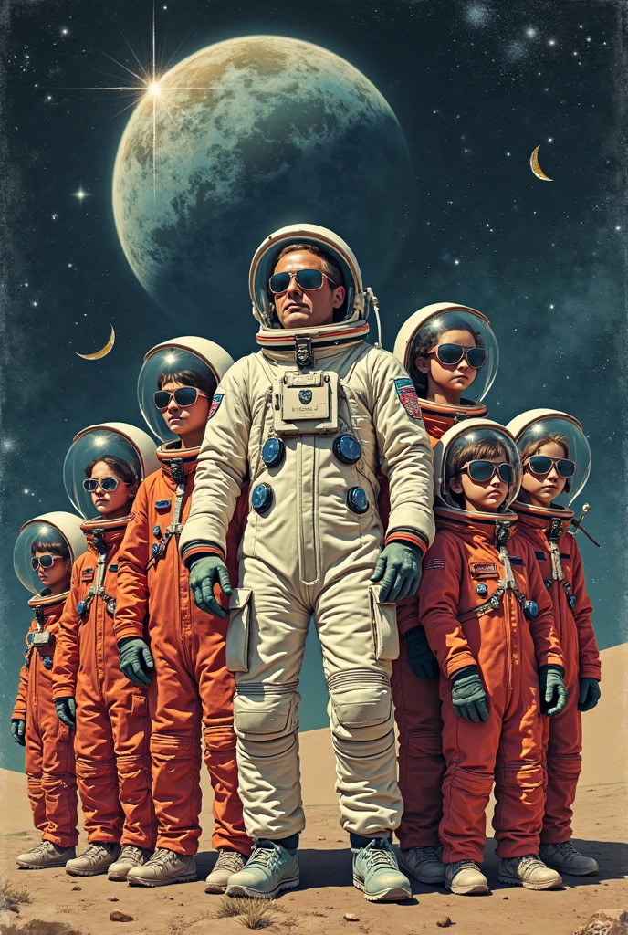 ((A close-up of an Alien)), alien, Extra-Terrestre Olhando para o alto , Big alien in the foreground, Norman RockWell, Sci-FI Russa, ((IMAGEM SEM TEXTO)) poster with a Space Rocket, Directed by: Antoine Ignace Melling, poster vintage, Directed by: André Beauneveu, French movie poster from the 60s, French movie poster from the 60s, sob a lua cheia, (Quadrinhos franceses) , Planeta, Estrelas, Nebulosa, NAve Espacial, Directed by: Jean Hélion, 6 0 s French movie poster, cartaz ilustrado sem texto, Retro-futurista, Sci-Fi