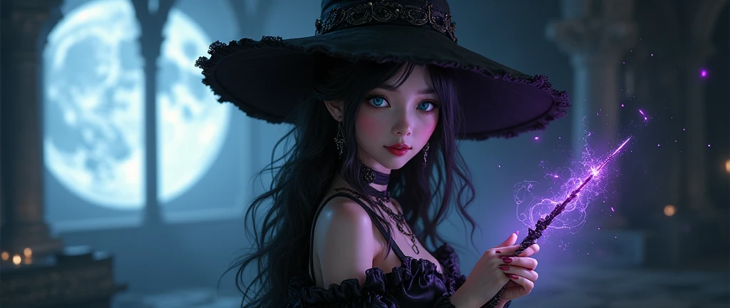 A masterpiece of the highest quality: a beautiful woman, an unearthly enchanting and lovely witch that seems otherworldly