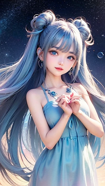 ((masterpiece:1.4, best quality))+, (ultra detailed)+,1girl, (:1.4),silver hair, twintails,very long hair, blue eyes, flat chest, (Geometric Seasons, seasonal patterns, (spring blossoms:1.2), (Milky Way:1.05), (autumn leaves:0.95),(beautiful snowflakes:1.2), geometric landscapes, natural cycles, weather-inspired designs, color palettes:1.5), (rainbow, firework, beautiful butterfly:1.3), (beige:1.4), f/16
