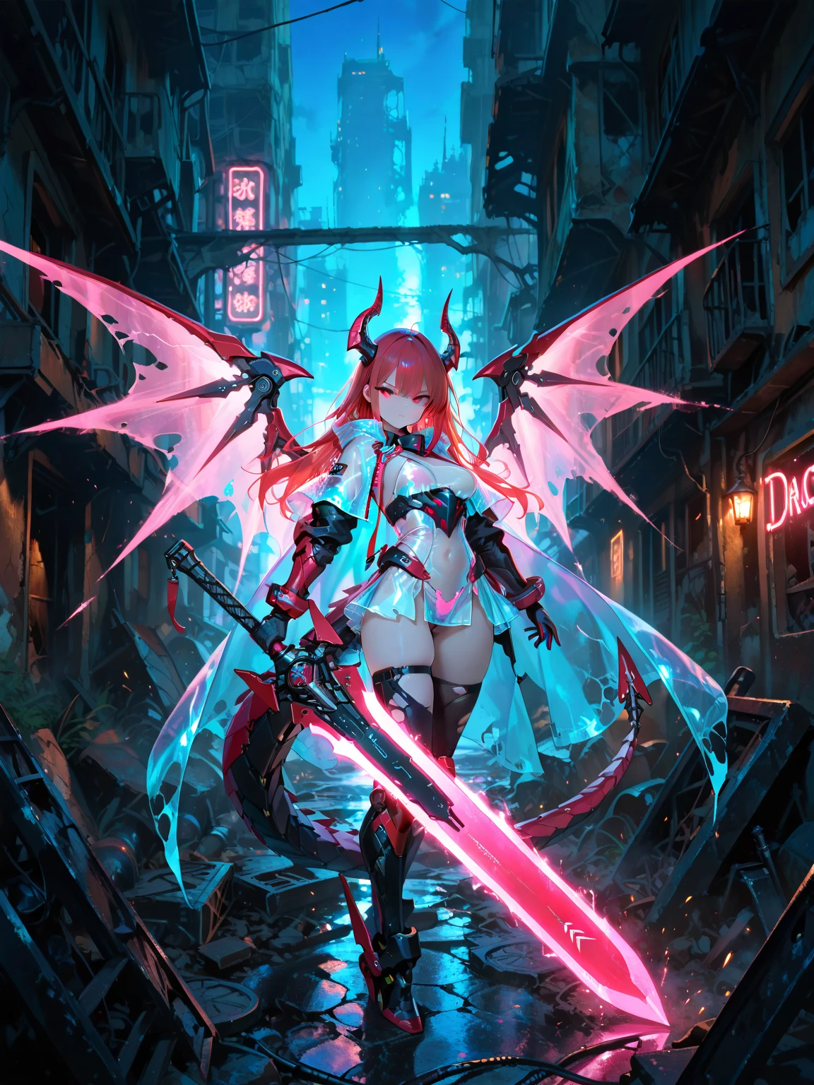 portrait of woman, A dragon is menacing behind you、 ::style cartoon, (((Front view))),, Movie 3D, ighly detailed, Vivid colors (((full body Esbian))) ::n_Realistic style,