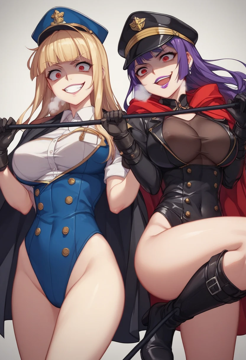 score_9, score_8_up, score_7_up, (Rainbow Six Siege\),ela, ela \(Rainbow Six Siege\ ,dark theme, low light, bedroom in church, church bedroom, , lustful expression, naughty smile, chubby, voluptuous, hourglass figure, huge breasts, ((wide hips, thick thighs)), ((protruding labia and clitoris)), tall female, blonde haired female, blue eyed female, dark mascara, blue eyeshadow, dark ruby lipstick, rose blush, cleavage, clothed female, lemon0033, latex nun outfit, (((open breast, exposed nipples))), ((((underbust bra)))), latex elbow gloves, (((latex full bodysuit))), (((((crotchless bodysuit))))), ((long latex cape)), NegfeetV2, latex thigh boots, latex platform stiletto heels, ((thin hoop earrings)), (very small cross necklace), femdom, female dominant, dominatrix, full body image, hands on hip