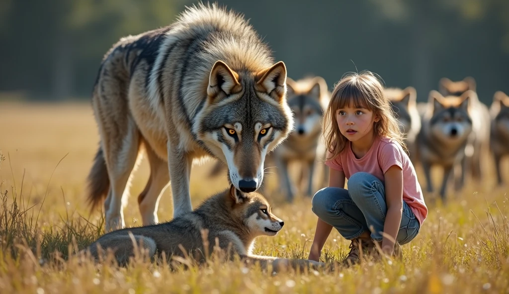 wolves and wolfs and blondie girls kids.