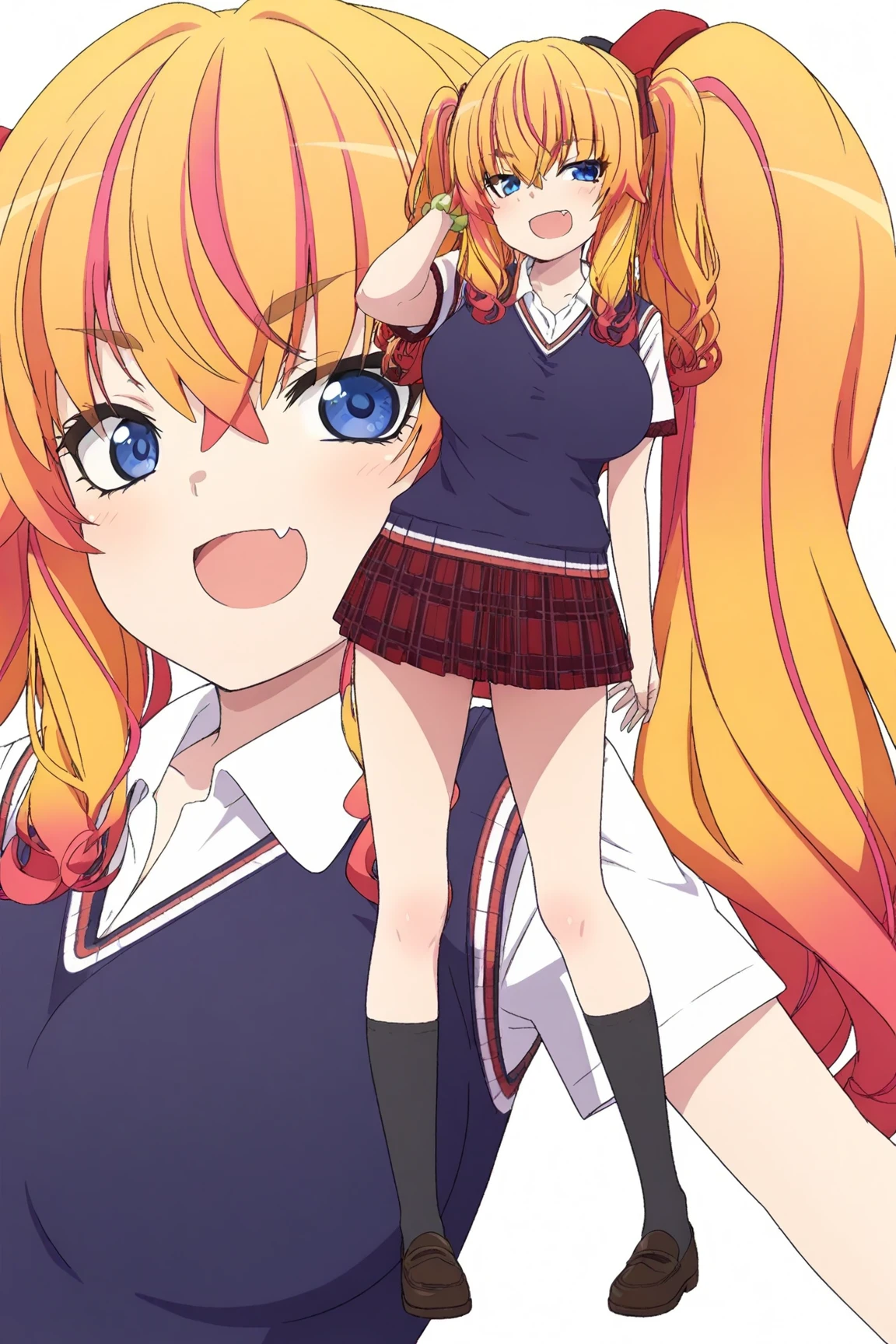 power,Marin Kitagawa fanart, gapmoe yandere, Anime moe art style, Cute loli style，Fleshy thighs，Perfect curves，Loving pupils，expression