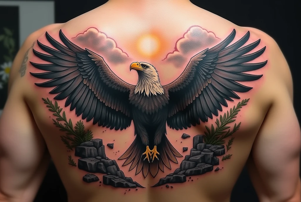 A small tattoo on a brown-skinned man, but only the tattoo is visible