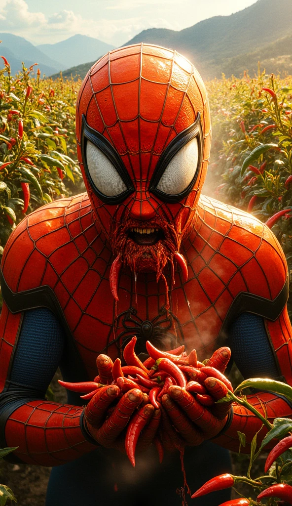 Carnage, teeth, monster, sharp teeth, claws, no humans, tongue, muscular, saliva, long tongue, tentacles, glowing, white eyes, red skin, sitting in diner, night, night time, coffee on table,, <lora:AIPansen_Carnage:1>