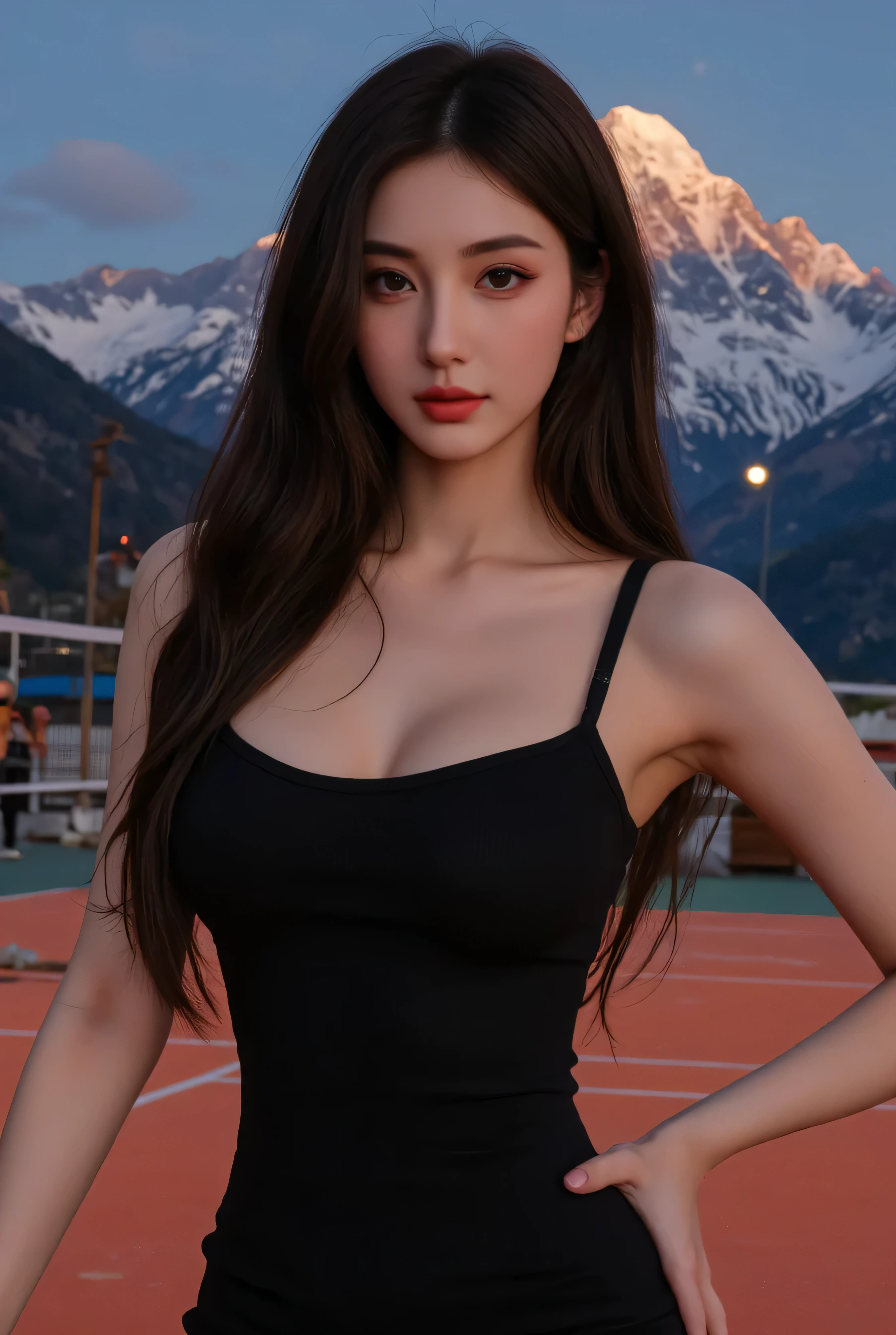 (((obra de arte:1.4, Melhor qualidade:1.4, 8k, ultra high resolution, fotorrealismo, physically based rendering))), sharp focus, Retrato de corpo inteiro, tiro de corpo inteiro, flat lighting, mulher y super linda, Mulher japonesa muito bonita, corpo perfeito:1.1, 24 anoe idade, sozinho, Olhos grandes requintados, Sobrancelhas detalhadas, enfatizar, (((Marrom Longo Reto Baixo Meio Updo:1.3, hair behind the ears, franja))), (Um vento forte soprou seus cabelos:1.4), texturas faciais e de pele altamente detalhadas, magro e bonito:1.4, ((sem mangas, Vestido slim fit preto transparente:1.5, tire os ombros:1.5)), ((seios es:1.6)), ((peito exposto:1.2)), ((peito exposto:1.2)), ((peito exposto:1.2)), small areola, cinina、Lean abdominal muscles, (elevador de vestido:1.6), (linda buceta detalhada exposta, :1.4), tiro de corpo inteiro, (delgado), sem maquiagem, Clear facial features, looking at the audience, (Sorriso:1.4, boca aberta:1.1), (Levante as pernas:1.2, sentado,ela empurra para frente:1.3、pernas abertas, camel toe), (vist), (sunset), (incredible sky:1.2), (Santorini:pearl of Greece, This island is famous for its striking white architecture, known for its colorful dome and spectacular sunset:1.3),