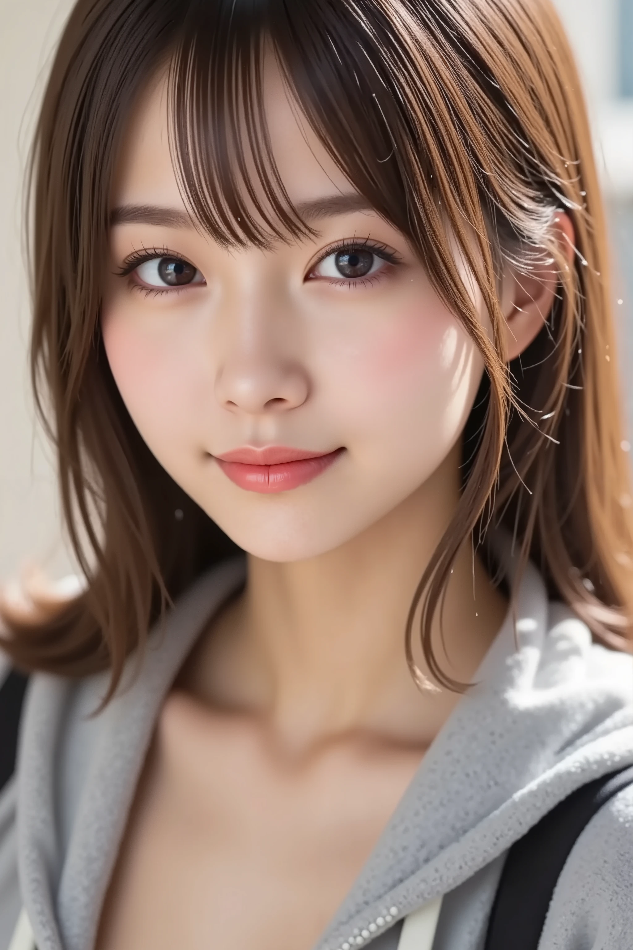 nude、　NSFW、　Sexy expression、　, Skin color, big , smile, (8K, RAW Photos, Highest quality, masterpiece:1.2), masterpiece, super detailed, super high quality, (Realistic and photorealistic photography:1. 37), High-resolution RAW color photos, Very delicate and beautiful, highly detailed, 8K壁紙, wonderful, detailed, Very eye, very detailed, very detailed skin, very thin fingers, very detailed nose, very detailed mouth, Perfect Anatomy, whole body、Outdoor, Korean Idol, idol carving&#39;Temporarily stop, From above, Looking into the camera,Spread your legs、Leg spread、I can see your toes