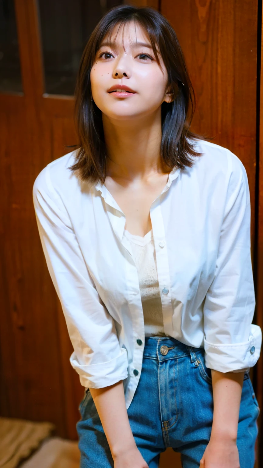 hight resolution、high-level image quality、in 8K、Real live-action、Raw photography、top-quality、masterpiece、超hight resolution、生a picture、ren、Beautiful fece、masutepiece、((Obscene content))、For adults、charm of 、absurderes、((((Japan elementary school students))))、Japan Girl、((8years old))、((with round face))、((Tanuki face))、((Cute little face))、(((((Shy laughter)))))、de pele branca、((chubby face))、(shorten the body a little)、Juvenile physique、小柄、Smaller chest、kne、 thighs thighs thighs thighs、Somewhat short、(tre anatomically correct)、slightly short neck、独奏、fullllbody、Very nice、(((White blouses)))、 ((Pubic area))、(Mansuji)、((White panty))、Are sleeping、(Photorealsitic:1.37)、Photon mapping、Realistic、Radio City、Physically Based Rendering、depth of field rally background、a picture、(((a junior idol in Japan)))、Sparkling eyes、shiny lip、too bright natural light、The Bright Sun、Too bright sunlight、(((((8years old)))))、(((Pubic area)))、(Mansuji)、to stand、Open your legs、Open your crotch、(Slimed、small tit、flat boobs、small tit)、Only one person,Short hairstyles、Short-cut hair、(inside in room),(((Alone)))、(show me your flat chest、Please return the hem to your chest、nipples exposed)))、