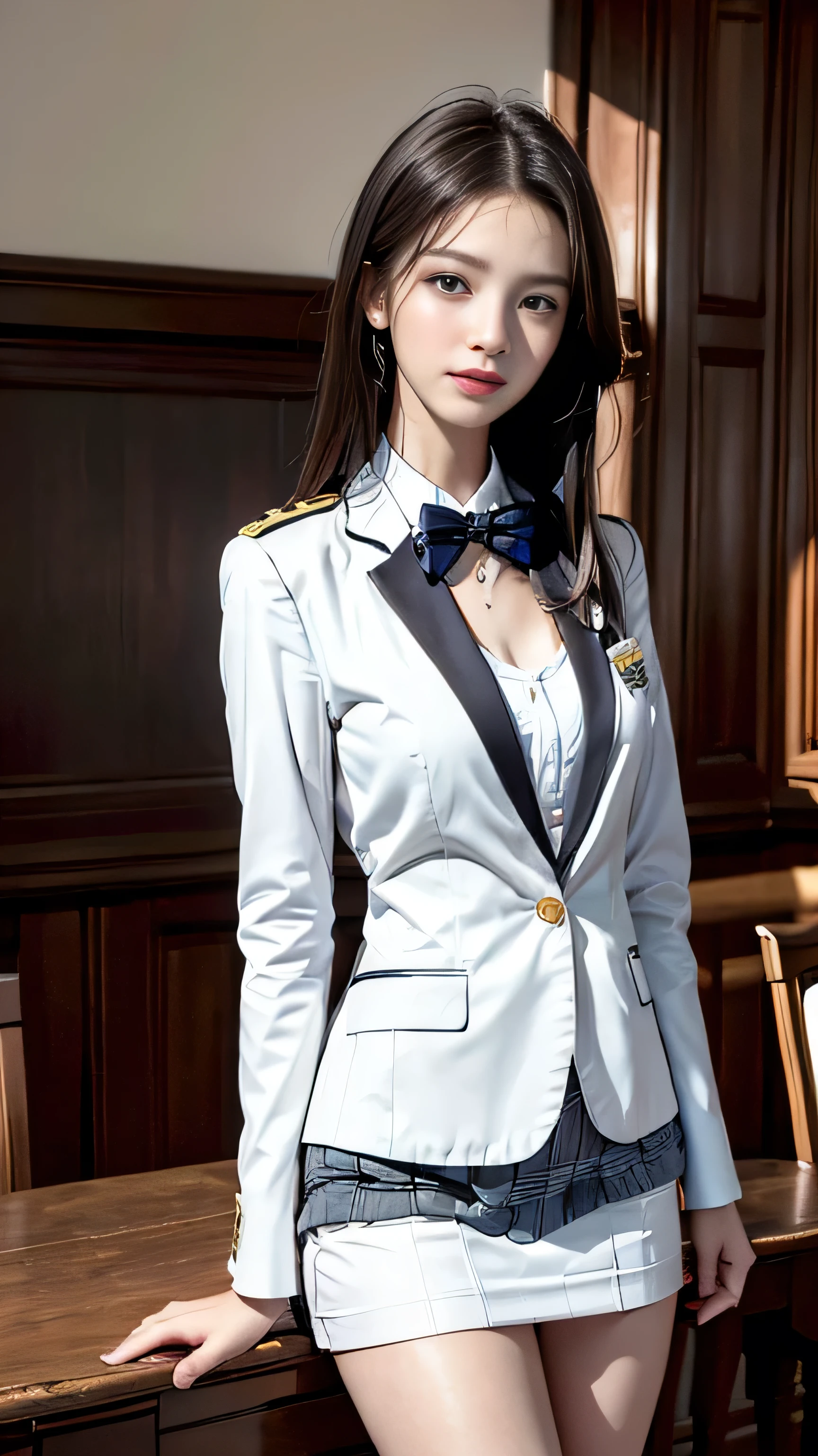 raw photo、realistic、real photos、Highest imYear quality、real imYear、連邦軍の制服mini skirt、pread legs,show white panties,(mini skirtと白いパンティ:1.4)、Zuo々Ki Nozomi、16Year日本人女性、Mrs. Bowe、pretty girl、bare legs、white pantiesが丸見え、16Year、(white panties:1.3)、超mini skirt、beautiful thighs、white panties、赤いmini skirtがめくれてwhite pantiesが見えてる