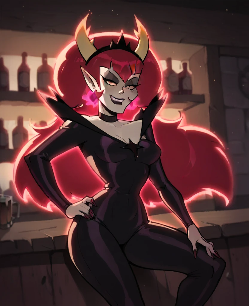 a OC demon,a Devilman character,femboy,skinny,devil,maleficient,anthropomorphic,fur,androgynous,male focus,flat chest,yellow eyes, purple skin,a devilish physique, possessed,inspired by the style of Go Nagai, masterfully rendered with exceptional detail and fire, dark colors,Hell background and furious lighting.