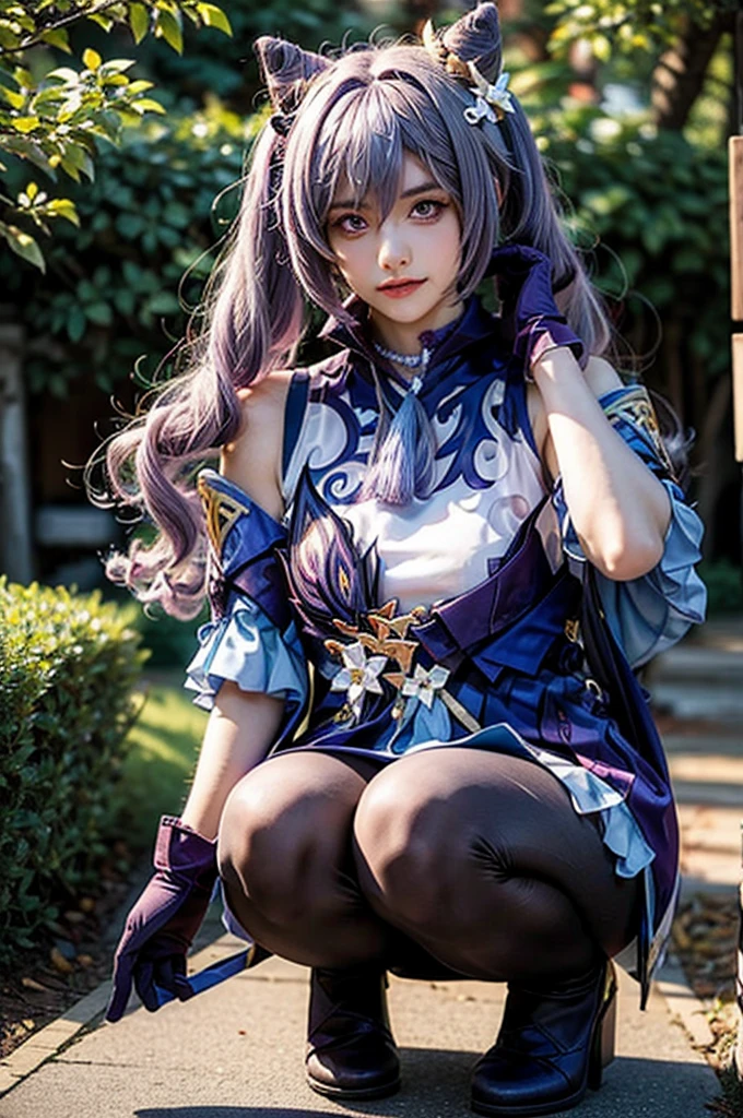 masterpiece, best quality, 1girl portrait, ultra realistic, ray tracing, purple hair, black eye, 8k