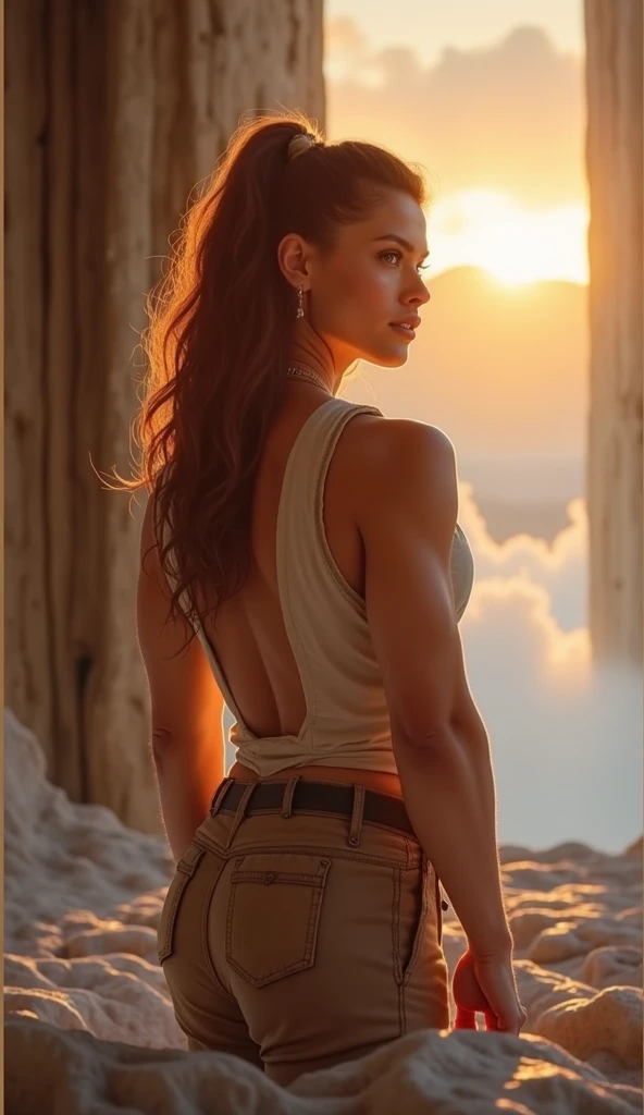ultra realistic professional full body camera((())) (photo 1028k qhd) by (James C. Christensen:1.2|Jeremy Lipking:1.1), (Dittmann Anna:0.3), (jiner:0.3), (mise au point nette:1.3) lndswgnr,High detail, instagram top model,, beautiful detailed ice baby blue eyes, 64k eyes,(eye makeup:1.2) sleeping Pose of the Instagram model, perfect button nose, attractive lip shape has an upper-to-lower lip ratio of 1:2, perfect ivory skin confiant, (((anatomycally perfect 25 old ladie hand,finger, nail))),fille en forme Fille maigre et sexy, breast:1.2, anatomie parfaite, Perfect symmetry:1.2, Realstic position, realistic and gorgeous face:1.2, perfect face, highly detailled, confident, ighting cinematic, Lighting scene, soft lights, instagram standing pose (((ice baby blue eyes, Fille maigre et sexy, breast:1.2 perfect charming face,(Best Quality, hyper realistic photography), Magnificent mountain, sea of clouds, A woman watching the sunset, Female back view, white t-shirts, Trekking shorts, trekking boots, rucksack,  (ultra delicate face, ultra Beautiful fece, ultra delicate eyes, ultra detailed nose, ultra detailed mouth, ultra detailed facial features)