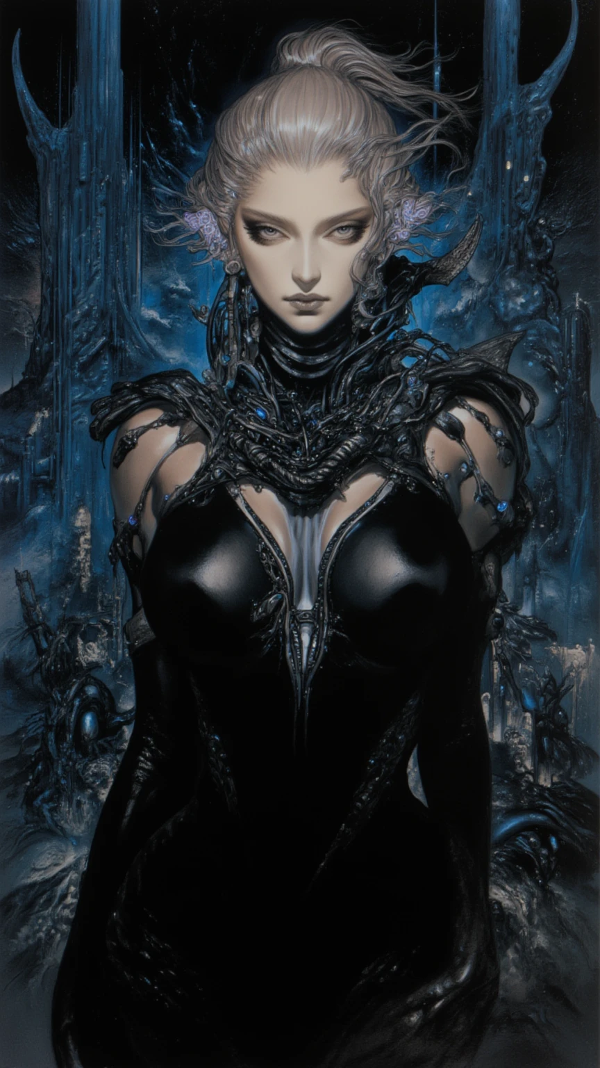 (body horror:1.4), (biomachine:1.3), (bloody:1.2), living being, (nipples), (colorful:1.2), Hans Giger, many hands, (zentangle:1.2),
oil on matte canvas, sharp details intricate, highly detailed, digital painting, rich color, smooth, sharp focus, illustration, Unreal Engine 5, 8K, art by artgerm and greg rutkowski and alphonse mucha
(masterpiece,detailed,highres:1.2),