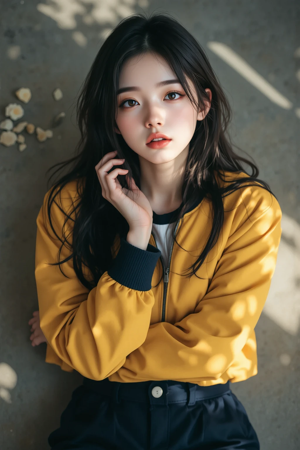 best quality,masterpiece,highly detailed,ultra-detailed, <lora:neg4all_bdsqlsz_V3.5:-1> <lora:60Style_last:-1> 60s Illustration Style
1girl, open jacket,