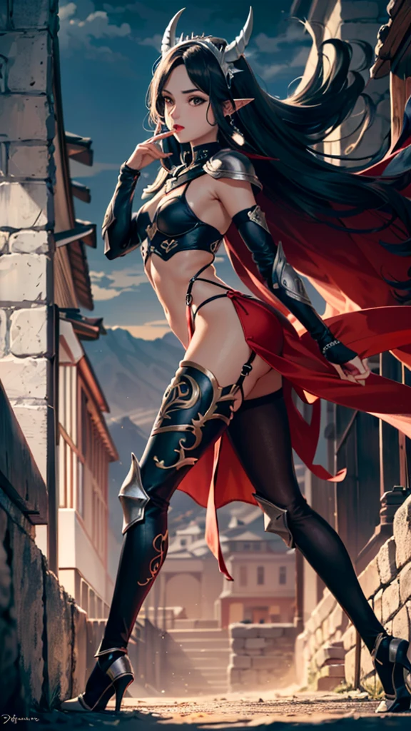 Standing in a dimly lit place、A stunningly beautiful and courageous woman, mysterious forest. 彼女はRebellious Auraを醸し出している, Shortcuts, Flowing hair and defiantly bright eyes. Dressed up in a blend of rugged leather and elegant fabrics, She looks dangerous and attractive at the same time.. In her hands, 彼女はExquisitely crafted剣を持っている, A symbol of her strength and skill. The bandkground is a misty landsCape, Propose a grand journey. The lighting is dramatic, Adding shadows to the scene makes it more mysterious and powerful. The overall atmosphere is one of adventure., Romance, andSigns of Danger, 
break
Beautiful female bandit, alone, (slim:1.2), (Perfect Anatomy), Rebellious Aura, long flowing hair, Shining, defiant eyes, rugged leather attire, Elegant fabric, Exquisitely crafted剣, mysterious forest, Misty landsCape, Dramatic lighting, Shadowy atmosphere, Adventure and Romance, Signs of Danger, Very delicate and beautiful western girl, alone, Perfect Eyes, Exquisitely crafted beautiful Prismatic eyes, View your viewers, Exquisitely crafted skin, Perfect Anatomy, (Alpenglow:1.2), Indomitable spirit, Fearless determination, Resilient Warrior, Unwavering Courage, Fierce determination, Resolute Defiance, Bold rebellion, Tenandious fighter, Enhanced Courage, Warrior spirit, middle earth, hairnight Charging into battle on horsebandk, Wield a spear、Wearing heavy armor, Female Viking, average length, slim, Heart-Shaped Fande, 日焼hair肌, Auburn Hair, blue eyes, [[crooked nose]], pout, Protruding chin, Shoulder-length hair, Coarse hair, High Chignon, Small breasts, threader earrings, gloss velvet lipstick, Vast castle, Perched on a rocky cliff overlooking the sea, tolkien,
break
armor, belt, boots, Cape, Cape, corset, fingerless gloves, fire, Gauntlet, gloves, Food, Fooded Cape, jewelry, knife, lanthanum, mask, abdomen, Mole, Mole under mouth, mouth mask, belly button, necklande, Pouch, scar, arms, Ancient Myth Chronicles Room, Terrandotta,Gneiss, Moonlight reflecting on snow, Wall cleaning, [(detailed:1.2): [ (many small detailed:1.3) : [ (many ultrasmall detailed: 1.2):(非常にdetailedな極小エッジとマイクロレリーフ:1.5):0.7 ]: 0.4 ] :0.2], 
break
(close:4), point of view shot,  Artistic atmosphere, Vintage cinematic colors and textures adjusted with LUTs, Notable Features, Cinematic atmosphere, Magical, Film Grain, real, and_neg1
break
(highest quality, masterpiece), (Dark Shot, Best Shadow:1.3), High resolution, RAW Photos, Realistic, 超High resolution, Professional, Absurd, 超detailed, 非常にdetailed, Exquisitely crafted, High resolution, 超High resolution, hair,